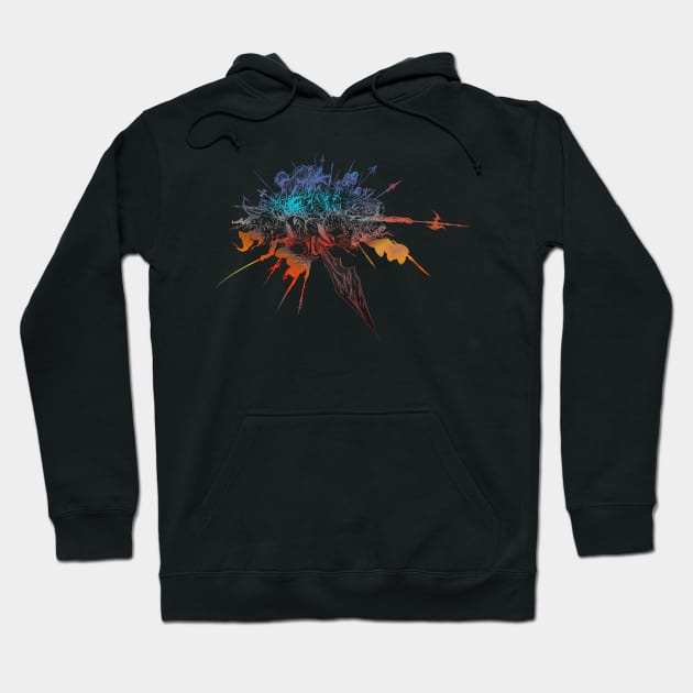 Final Fantasy XIV Logo Hoodie by kasana